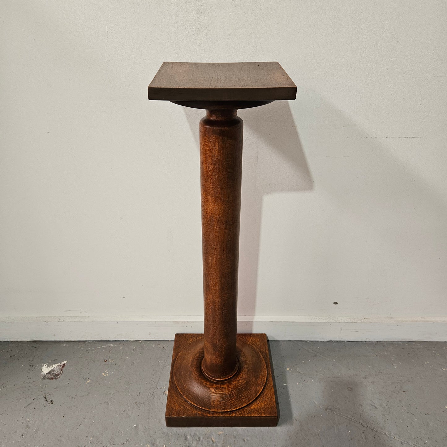 Edwardian Oak Pedestal