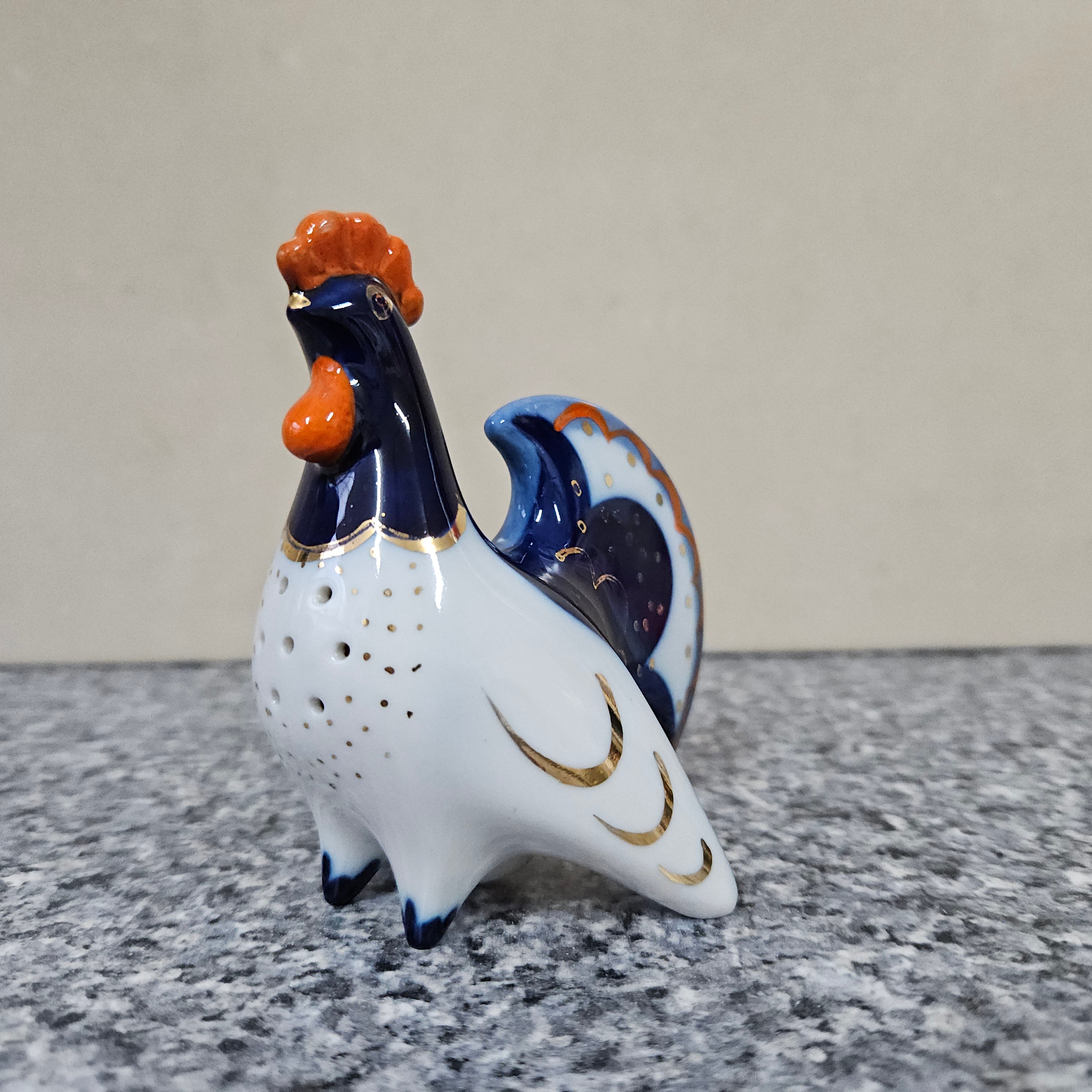 Vintage Rooster Russian Shaker | Antique & Vintage | Moonee Ponds Antiques | Australia Wide Delivery