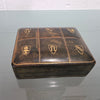 Superb Vintage Gold Embossed Leather Trinket Box | Antique & Vintage | Moonee Ponds Antiques | Australia Wide Delivery