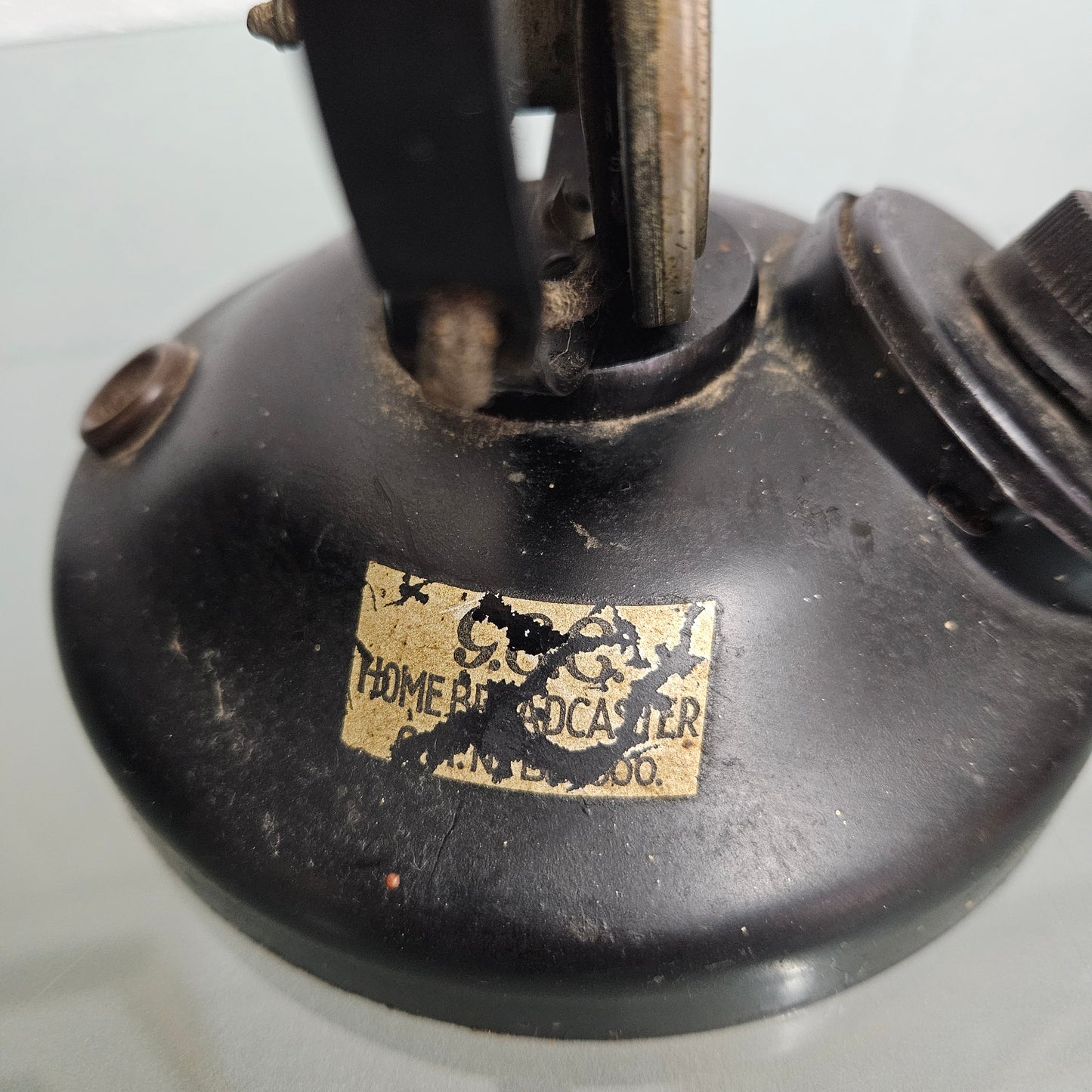 Vintage GEC Home Broadcaster Microphone 1940's.