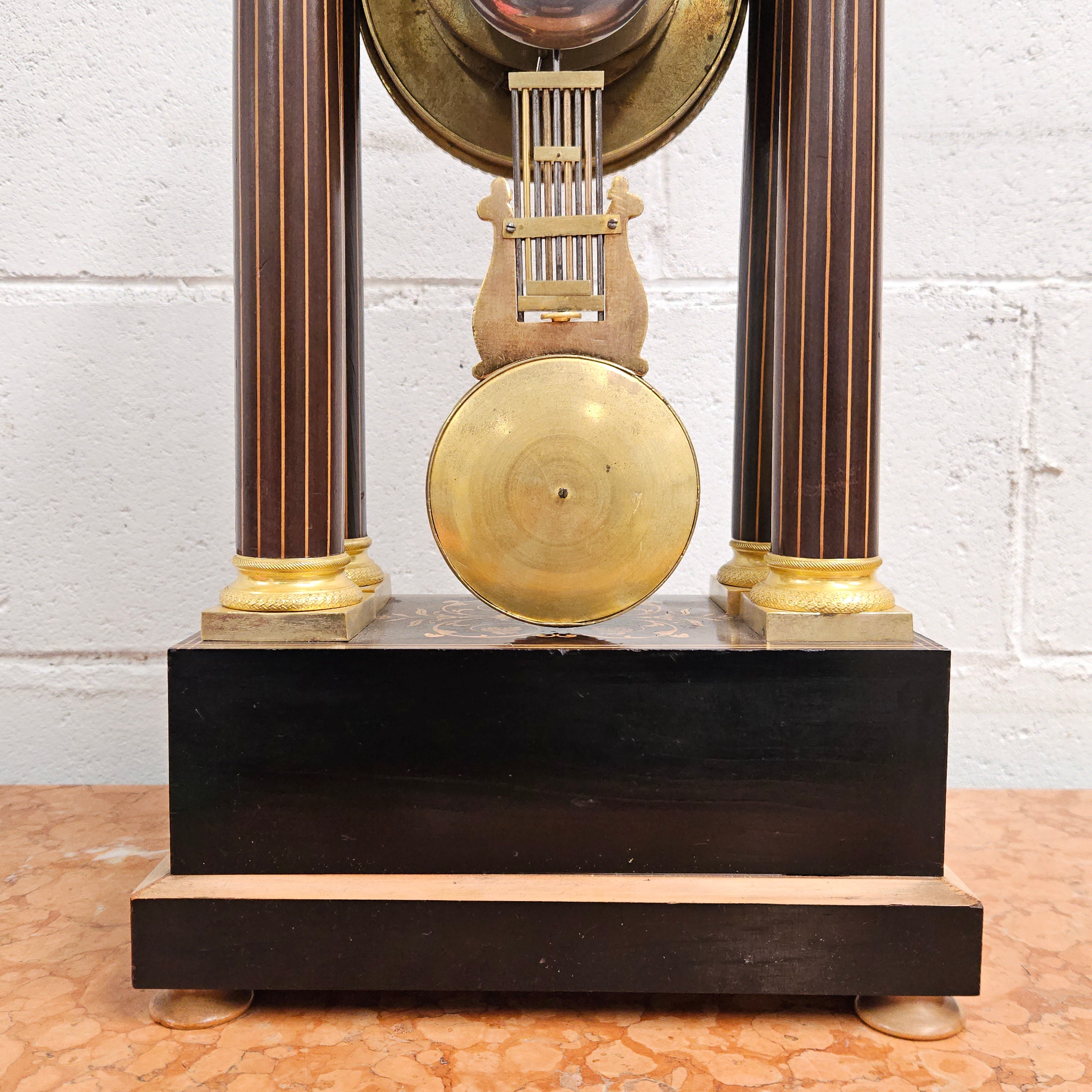 Early 19th Century Charles X Portico Clock | Antique & Vintage | Moonee Ponds Antiques | Australia Wide Delivery