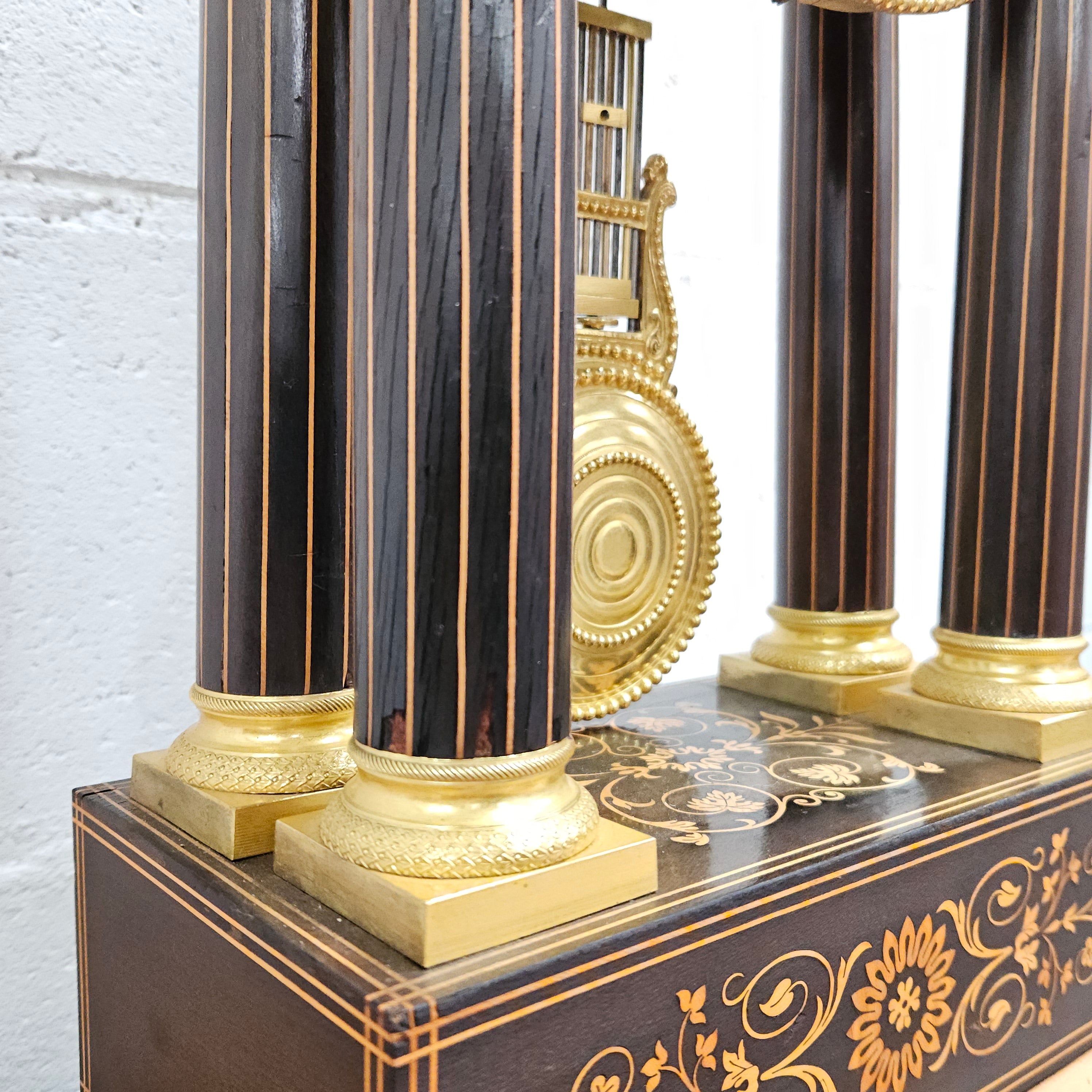 Early 19th Century Charles X Portico Clock | Antique & Vintage | Moonee Ponds Antiques | Australia Wide Delivery