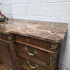 Vintage High Quality Antique Style Elm Sideboard with Stunning Marble Top | Antique & Vintage | Moonee Ponds Antiques | Australia Wide Delivery
