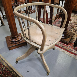 Vintage Captain's Desk Chair | Antique & Vintage | Moonee Ponds Antiques | Australia Wide