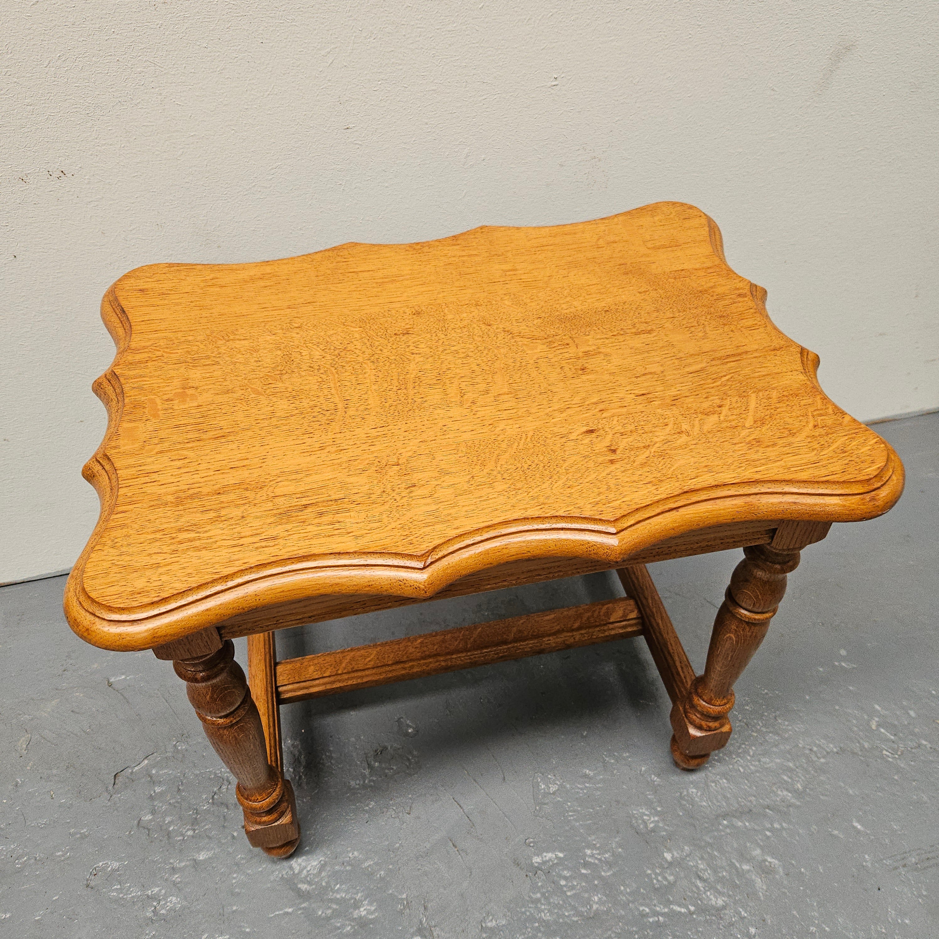 French Provincial Oak Small Side Table | Antique & Vintage | Moonee Ponds Antiques | Australia Wide Delivery