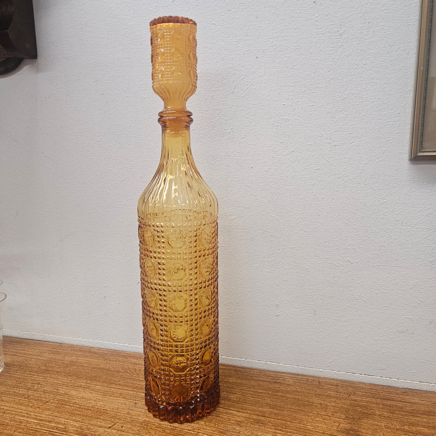 Vintage Empoli Genie Glass Bottle