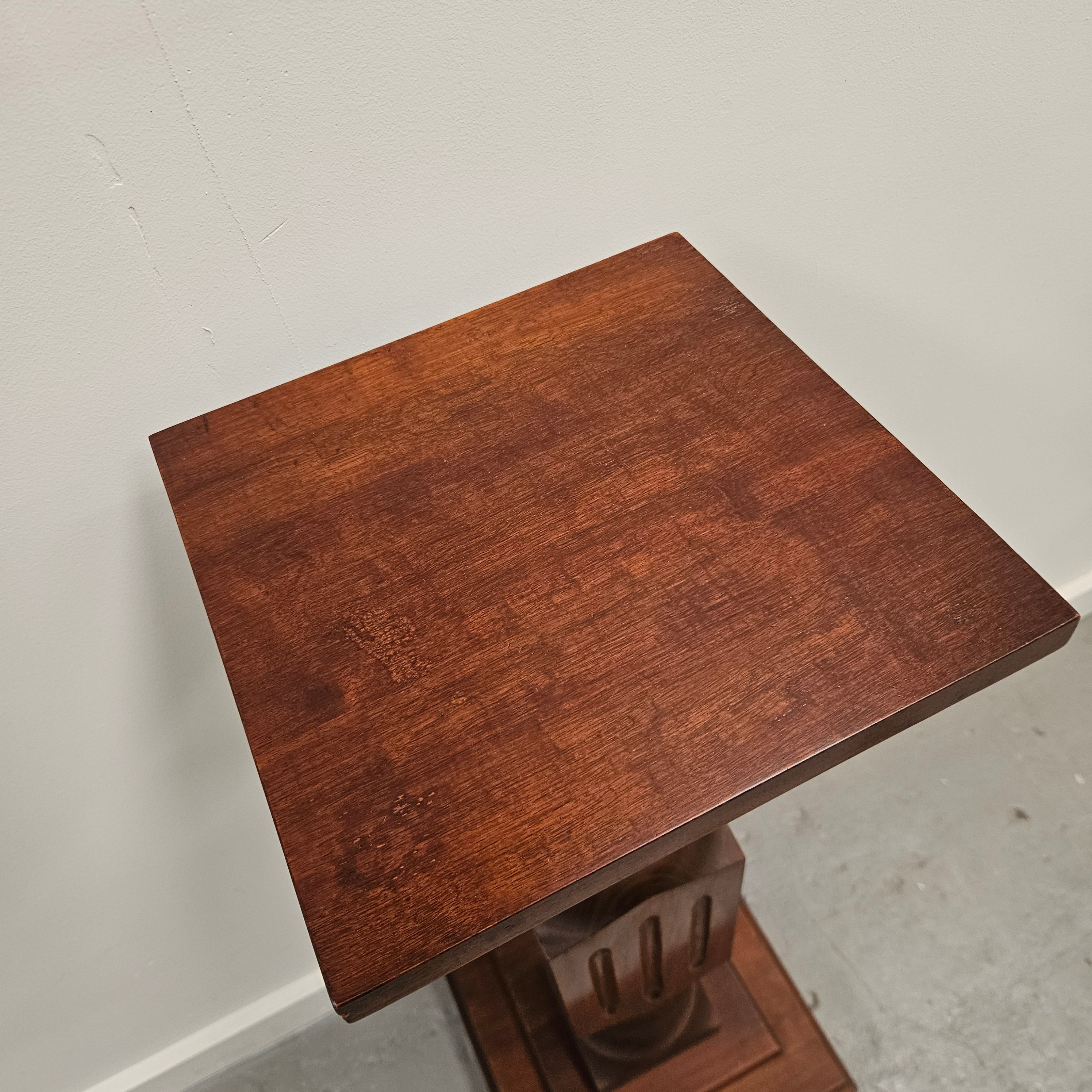 Stunning Antique Walnut Pedestal | Antique & Vintage | Moonee Ponds Antiques | Australia Wide Delivery
