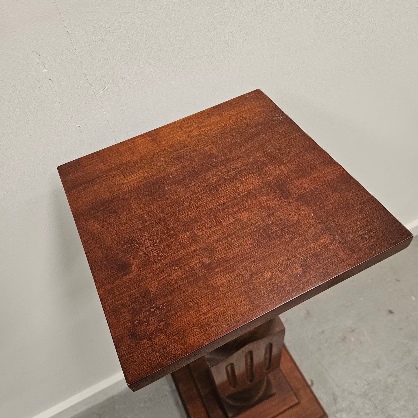 Stunning Antique Walnut Pedestal