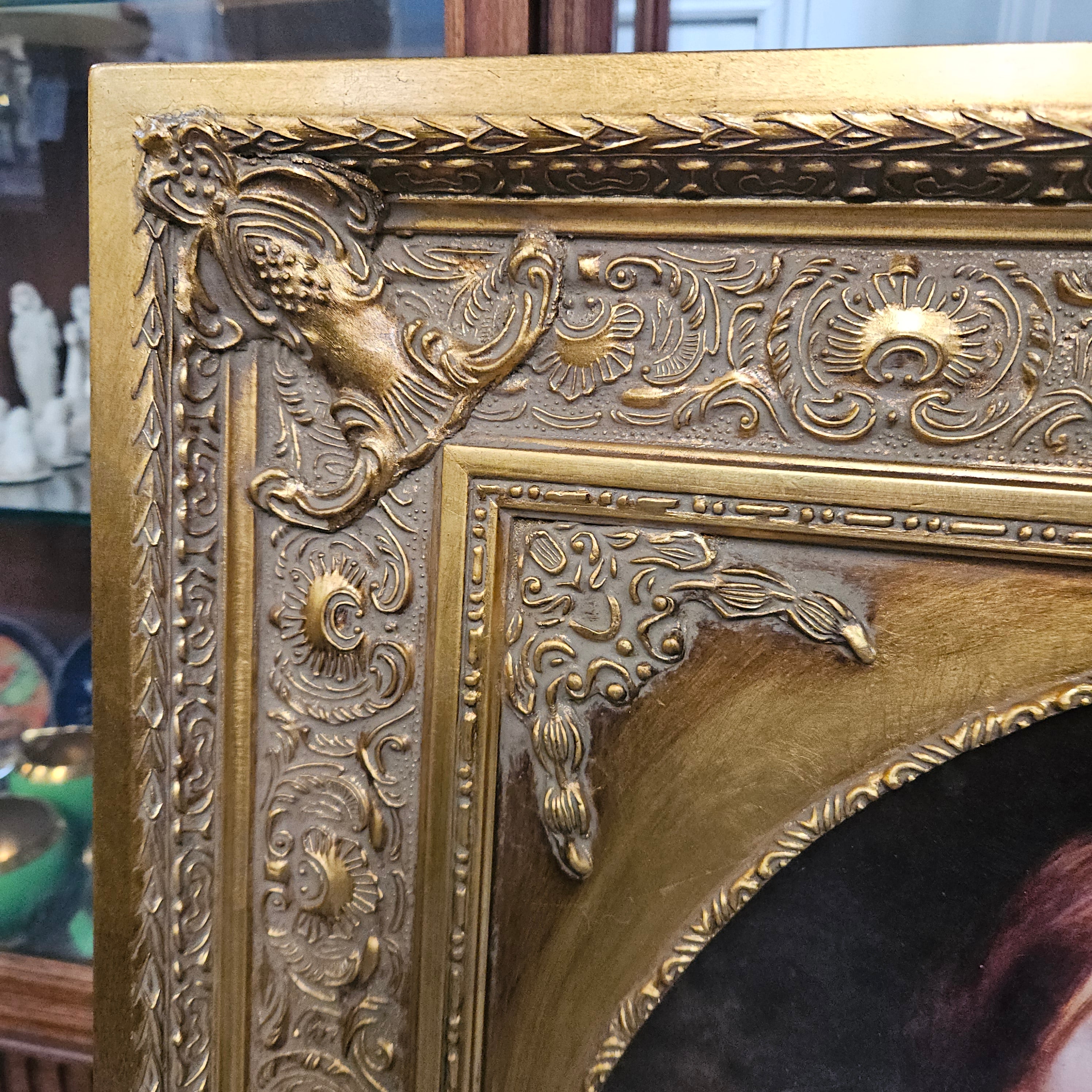 Vintage Wooden Gilt Frame Oleograph Print | Antique & Vintage | Moonee Ponds Antiques | Australia Wide Delivery