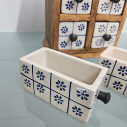 Vintage Hand Made Spice Drawers