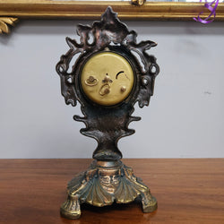 Vintage Cast Copper Mantle/Desk Clock | Antique & Vintage | Moonee Ponds Antiques | Australia Wide Delivery