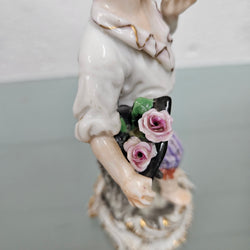 Frankenthal Hard Paste Boy Figurine | Antique & Vintage | Moonee Ponds Antiques | Australia Wide Delivery
