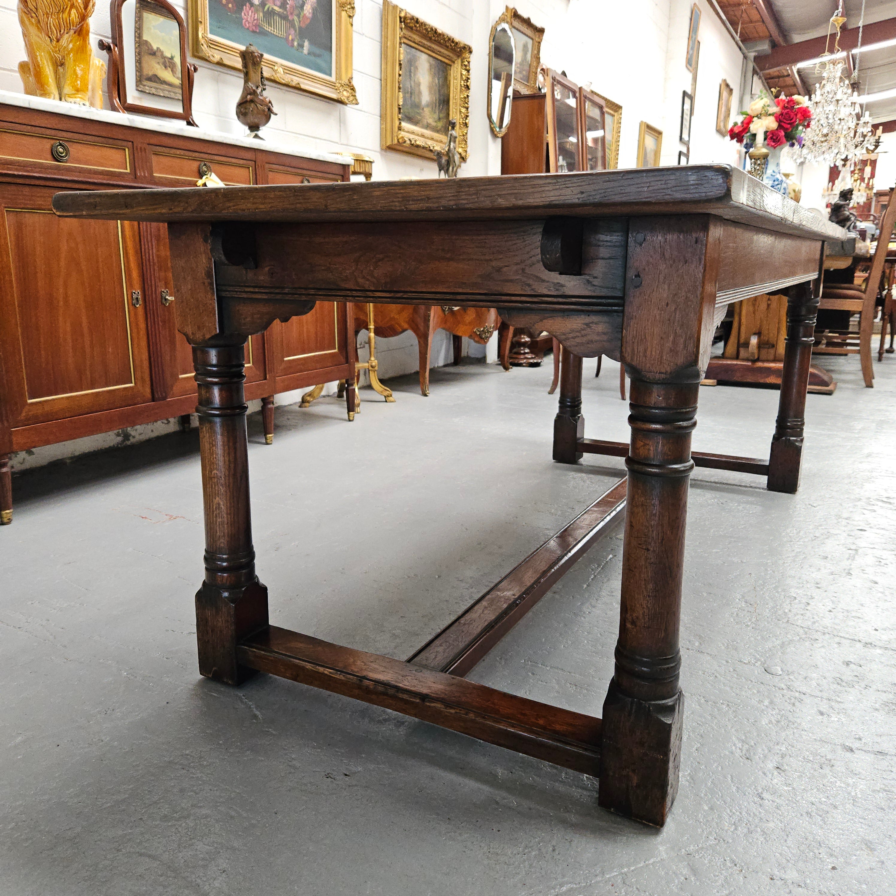 French Farmhouse Extension Dining Table | Antique & Vintage | Moonee Ponds Antiques | Australia Wide Delivery