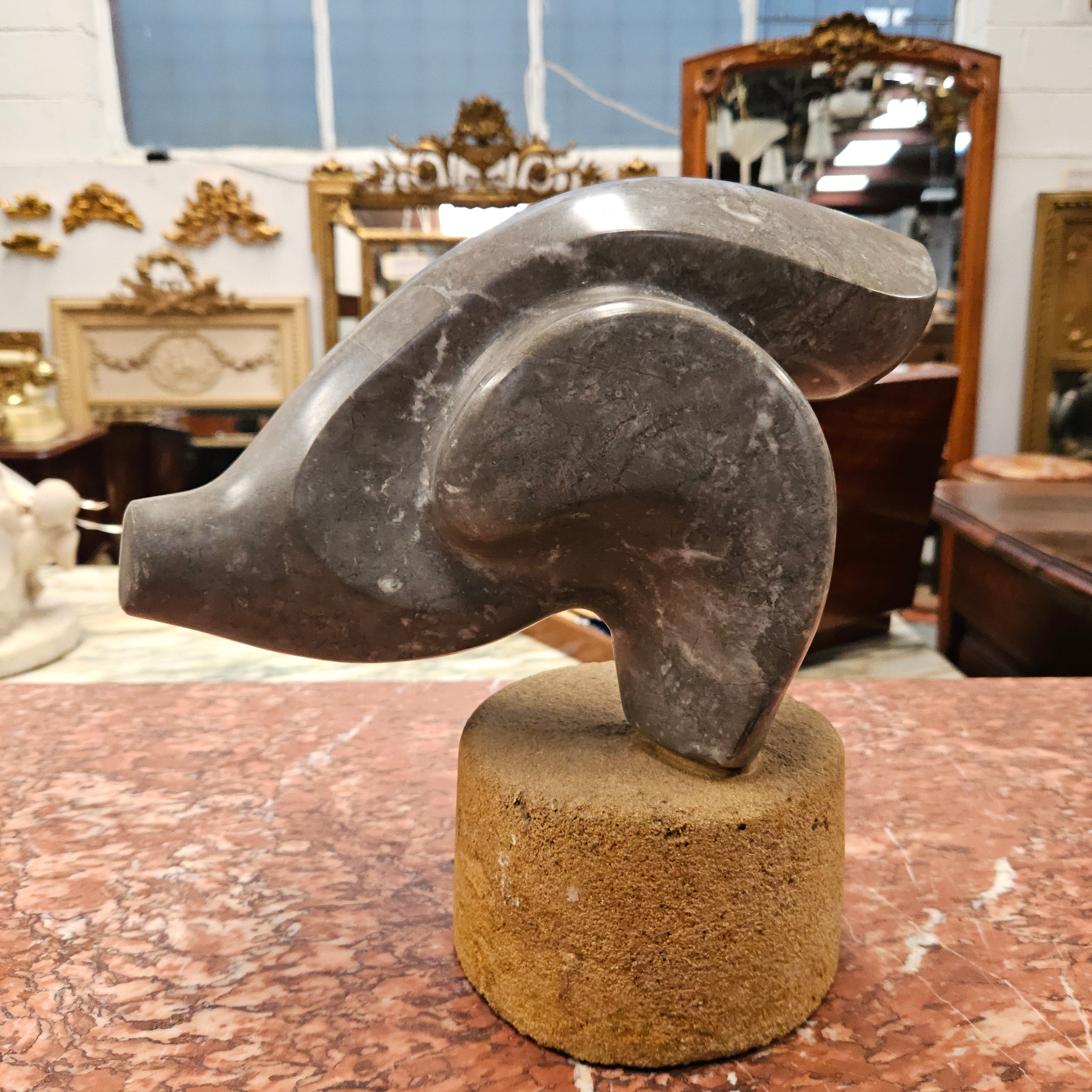 Mid Century Modern Stone Sculpture | Antique & Vintage | Moonee Ponds Antiques | Australia Wide Delivery