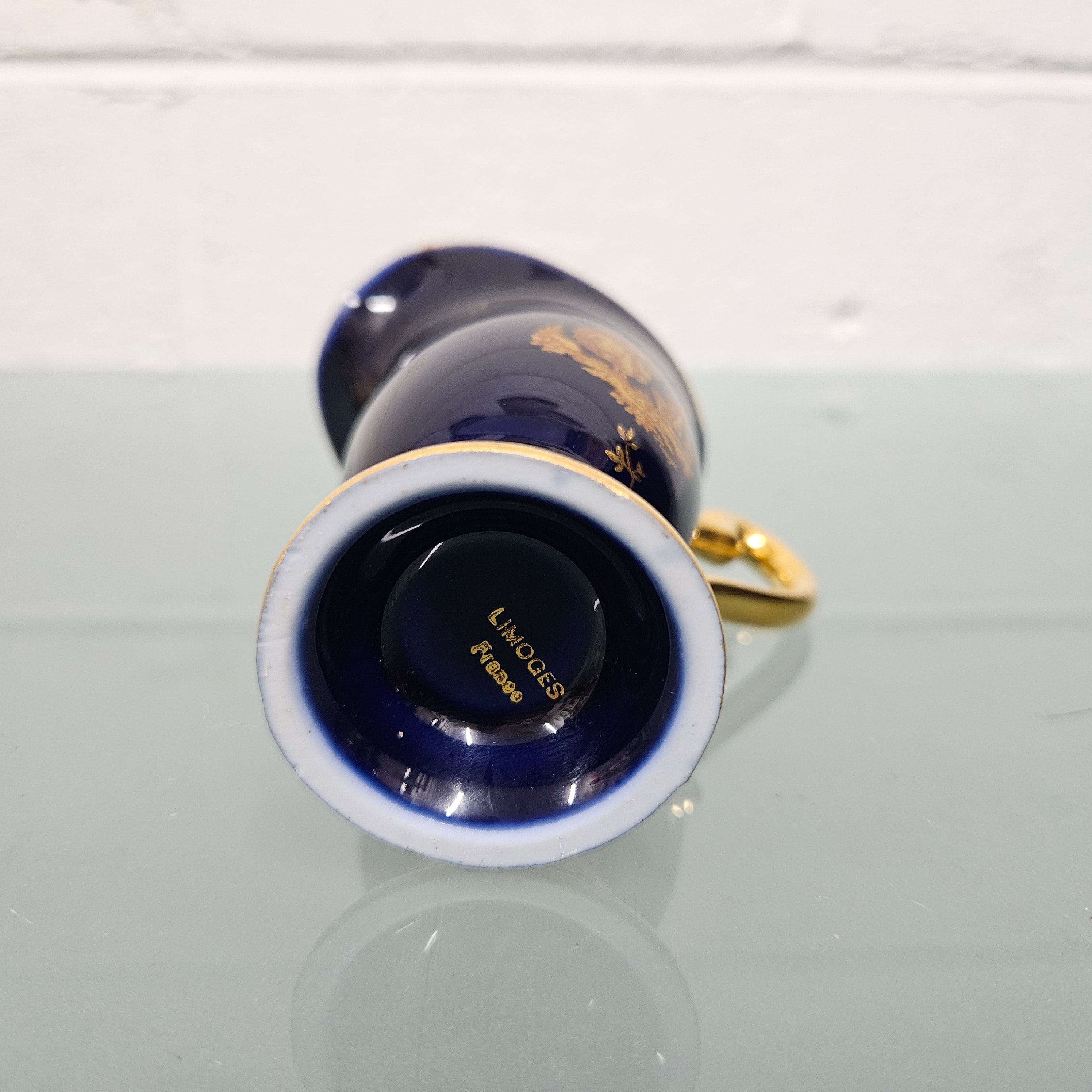 Small Cobalt Blue Limoge Jug | Antique & Vintage | Moonee Ponds Antiques | Australia Wide Delivery