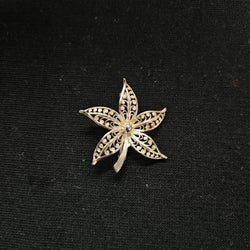 Vintage Sterling Silver 925 Filigree Flower Brooch | Antique & Vintage | Moonee Ponds Antiques | Australia Wide Delivery