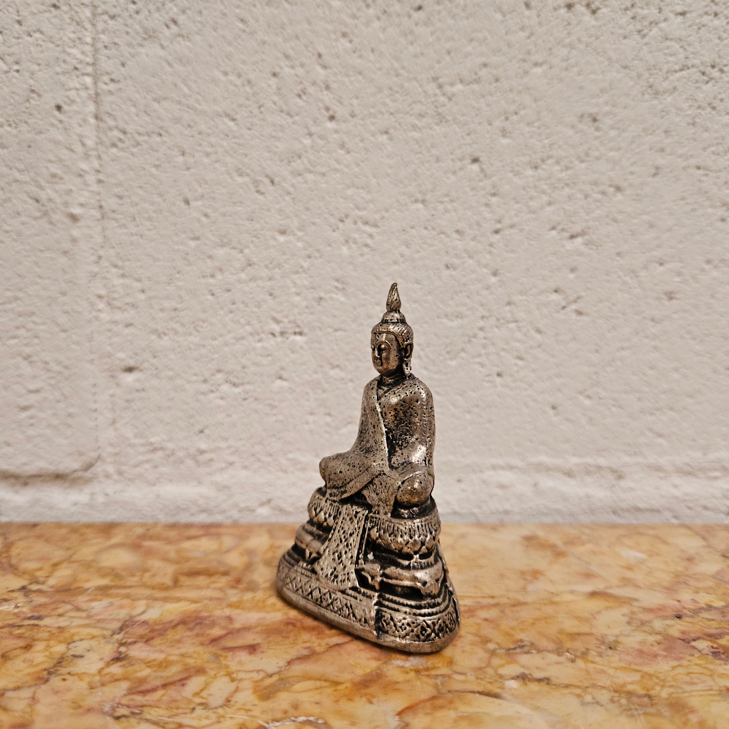 Vintage Silver Bhudda Thailand | Antique & Vintage | Moonee Ponds Antiques | Australia Wide Delivery