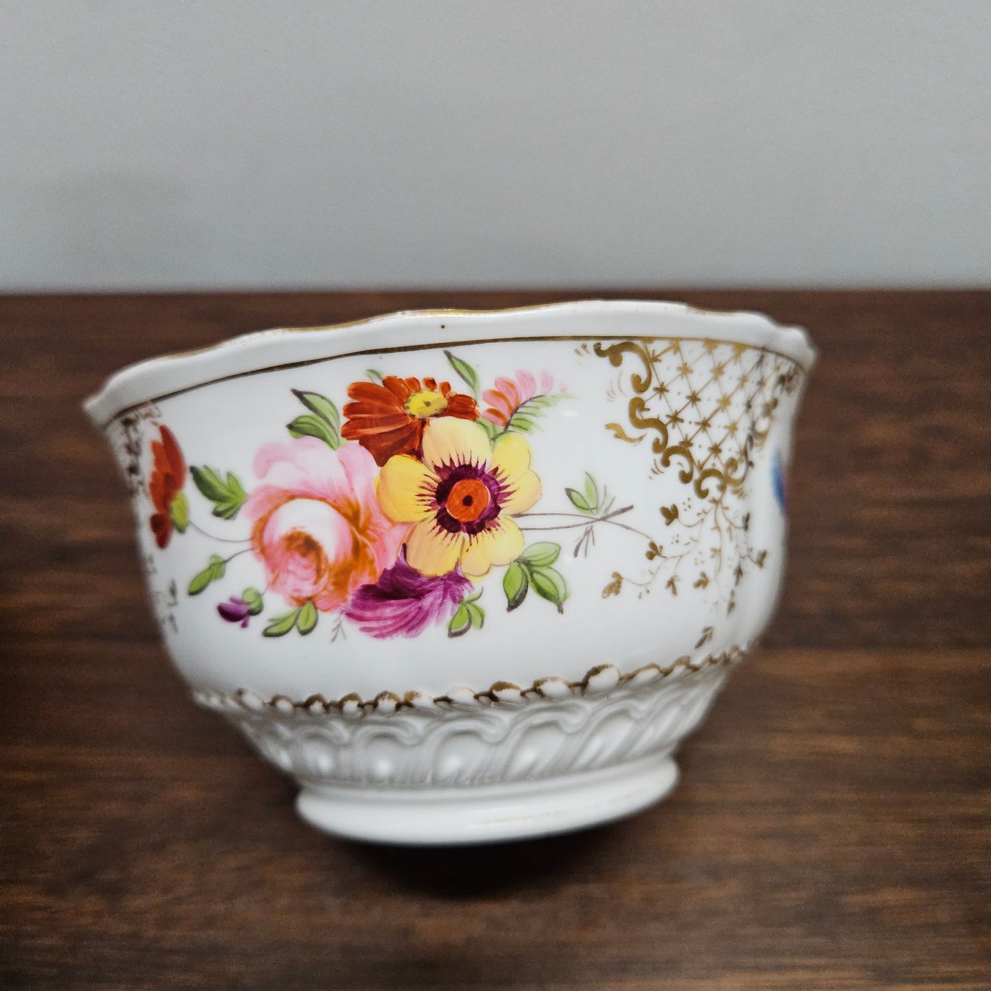 Victorian Hand Painted Bowl Thos. Goode & Co London