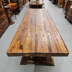 Stunning French Oak Monastery Dining Table | Antique & Vintage | Moonee Ponds Antiques | Australia Wide Delivery