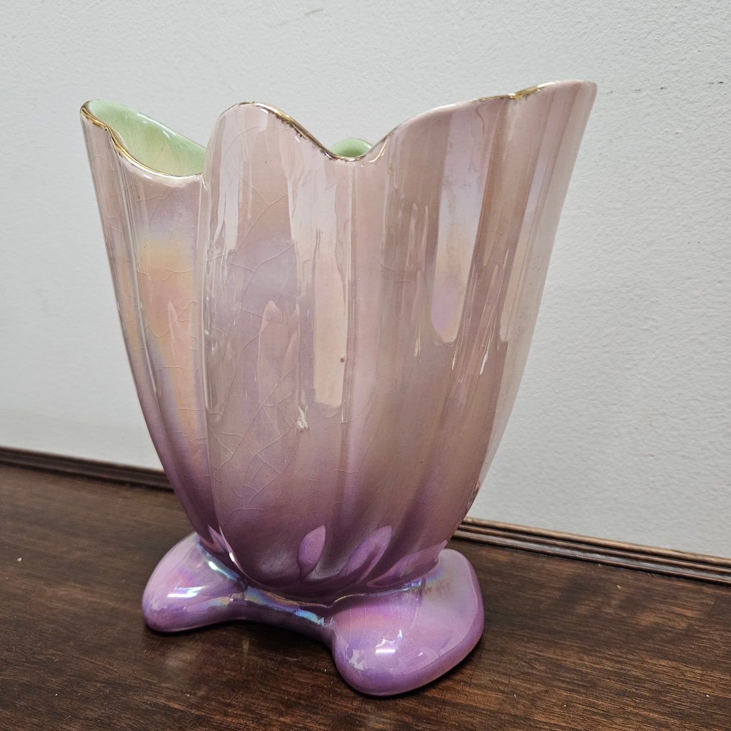 Mid Century Lustre Vase