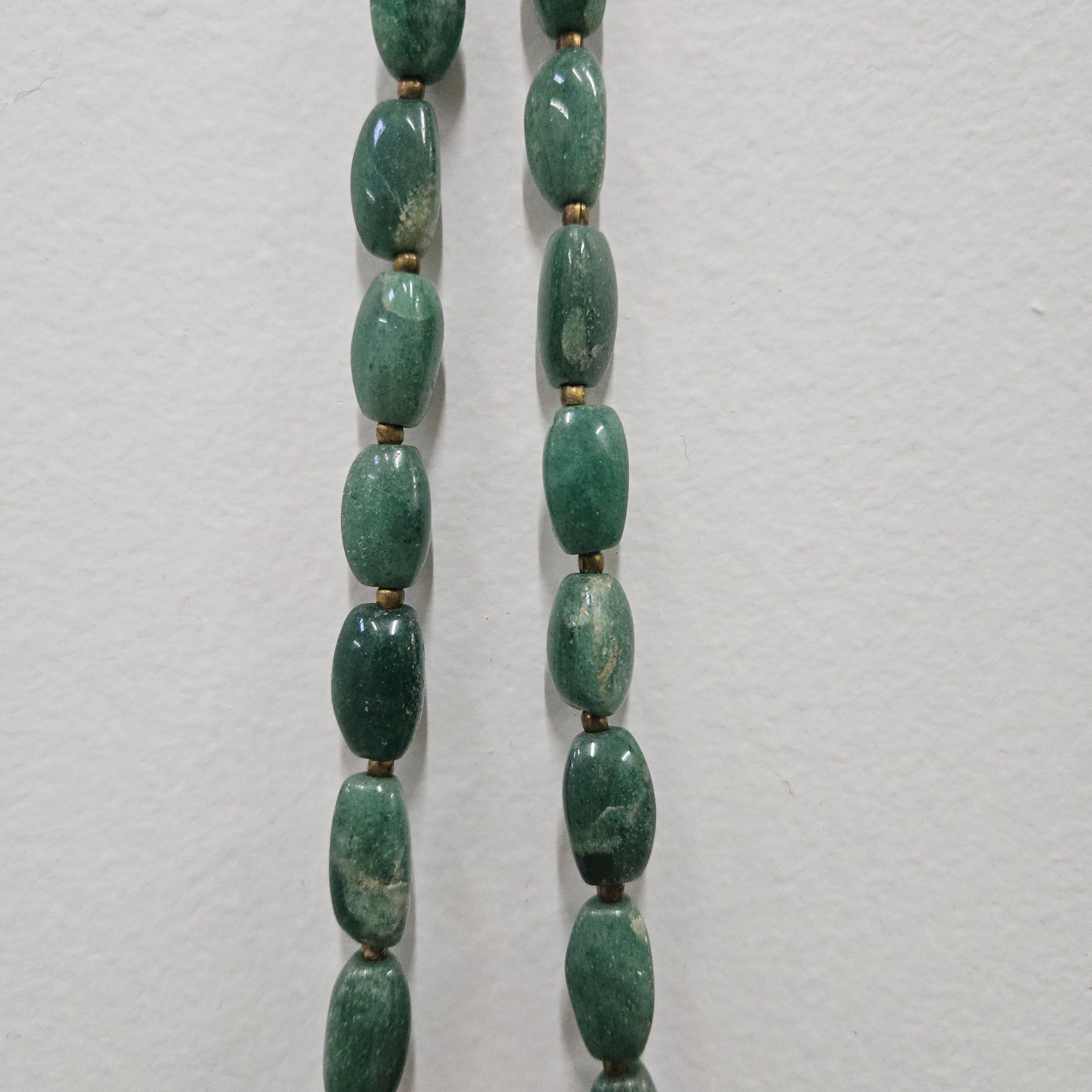Vintage Aventurine Jade Necklace | Antique & Vintage | Moonee Ponds Antiques | Australia Wide Delivery
