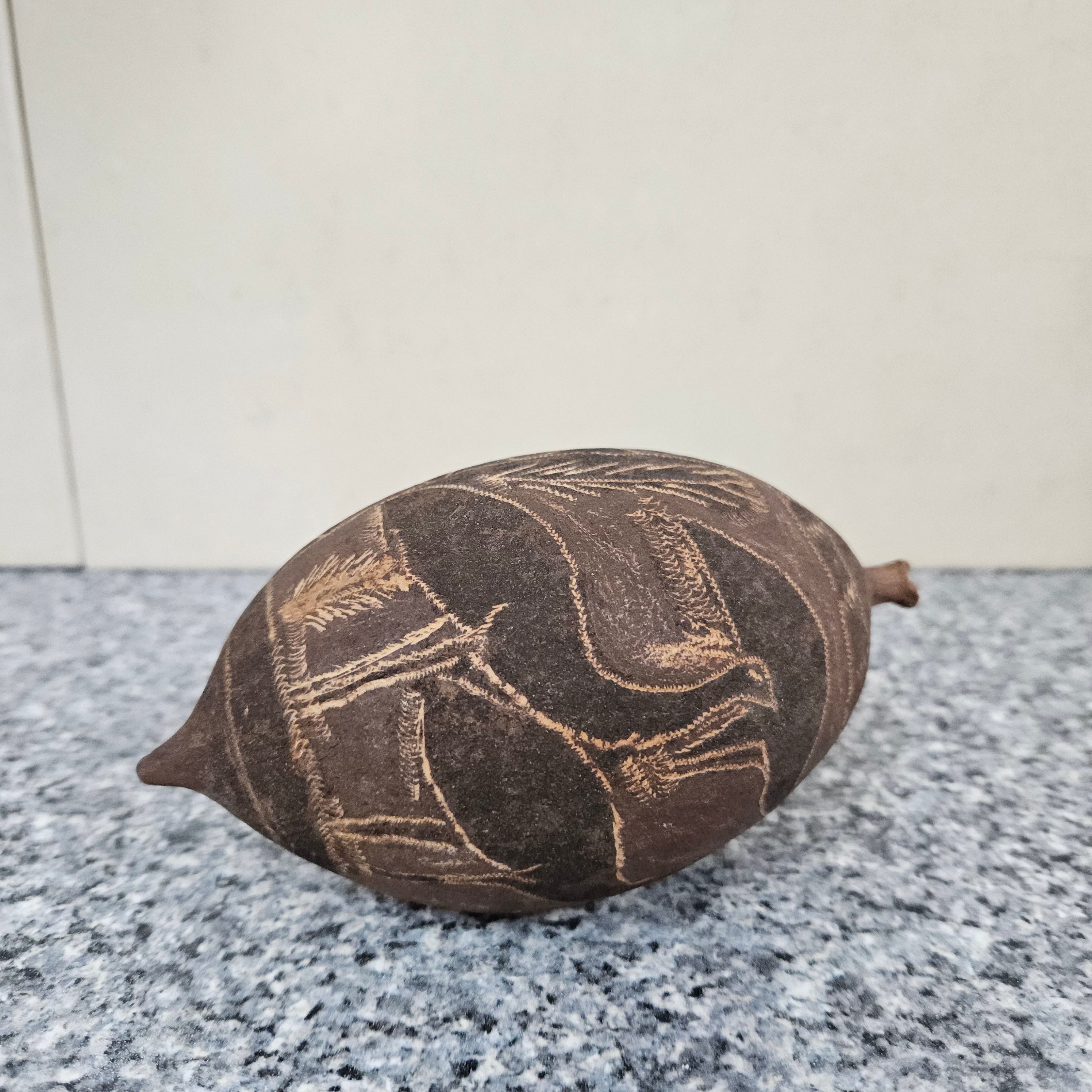 Australian Carved Boab-Treenut | Antique & Vintage | Moonee Ponds Antiques | Australia Wide Delivery