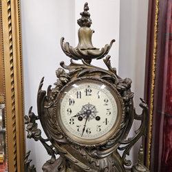 19th Century Bronze Mantle Clock | Antique & Vintage | Moonee Ponds Antiques | Australia Wide Delivery