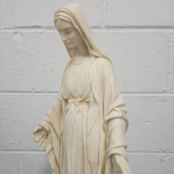Vintage Superbly Cast Faux Marble Statue Of Our Lady Of Grace | Antique & Vintage | Moonee Ponds Antiques | Australia Wide Delivery