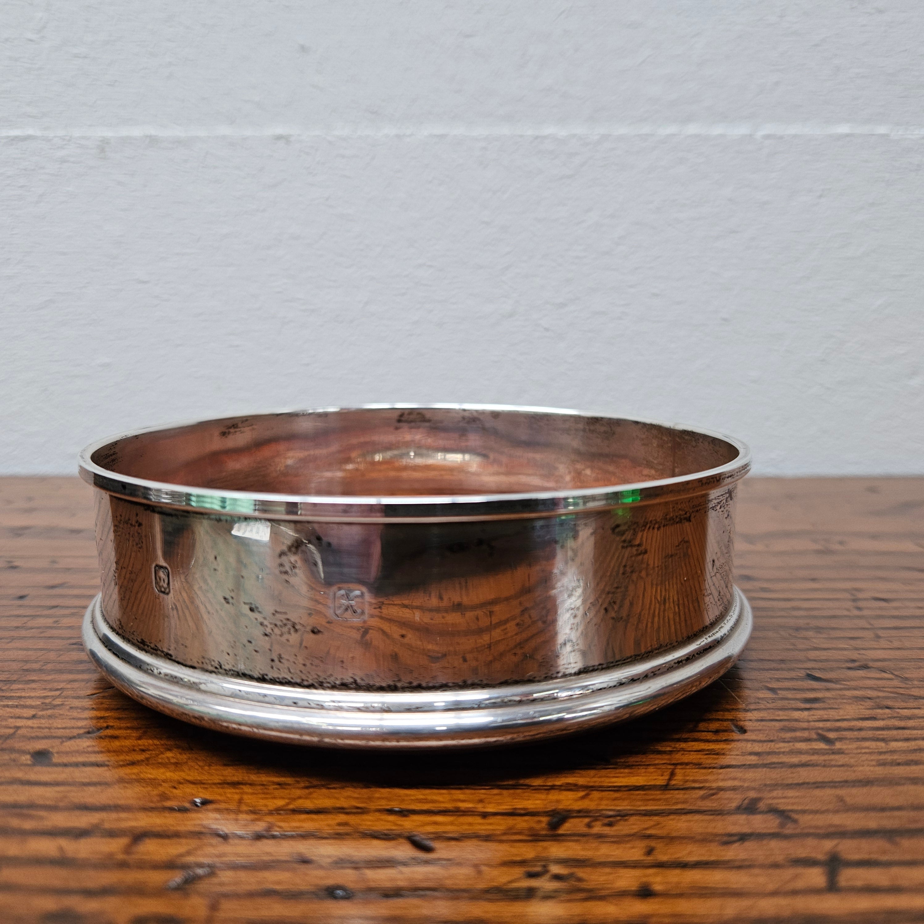 Vintage Hallmarked London Wine Coaster | Antique & Vintage | Moonee Ponds Antiques | Australia Wide Delivery