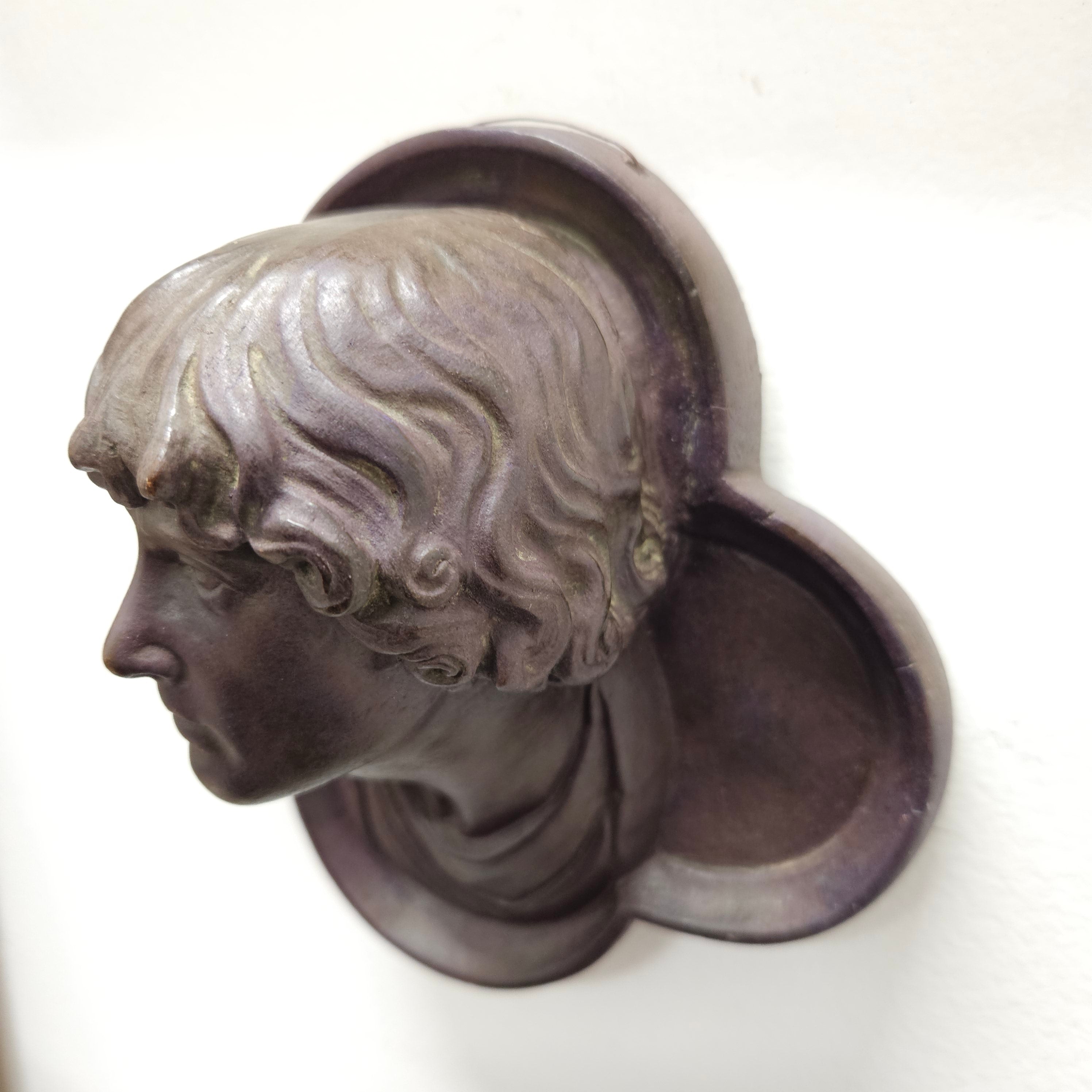 Antique Terracotta Wall Plaque Of Bust | Antique & Vintage | Moonee Ponds Antiques | Australia Wide Delivery