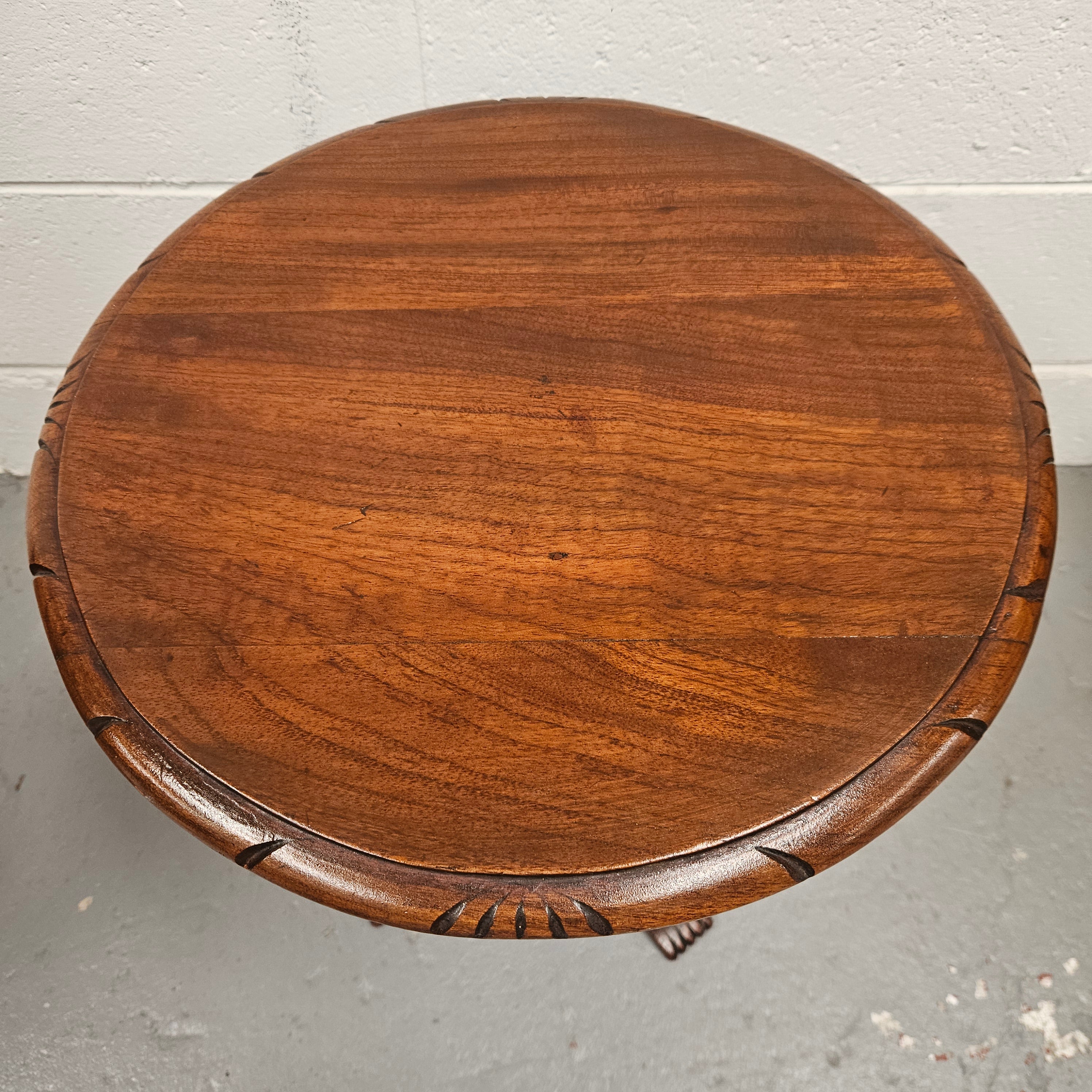 Charming Cedar Side Table | Antique & Vintage | Moonee Ponds Antiques | Australia Wide Delivery