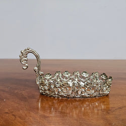 Vintage Silver Plated & Cut Glass Serving Boat | Antique & Vintage | Moonee Ponds Antiques | Australia Wide Delivery