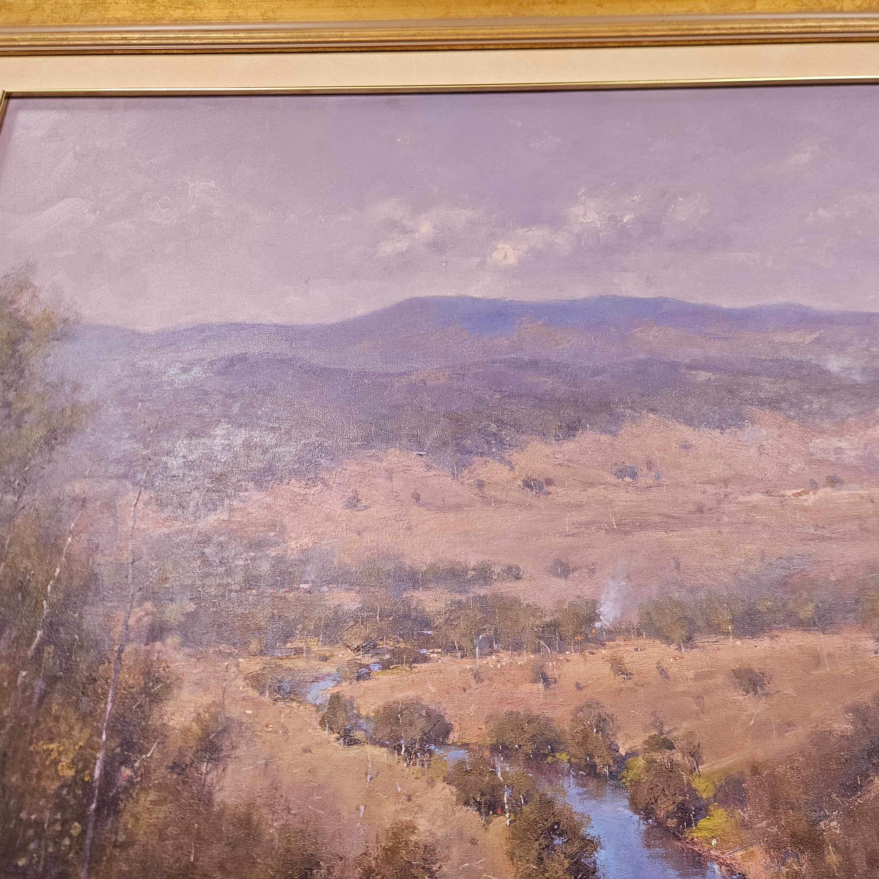 John Bredl Signed 'The Hunter Valley' Painting | Antique & Vintage | Moonee Ponds Antiques | Australia Wide Delivery