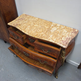 Louis 15th Style Marble Top Commode