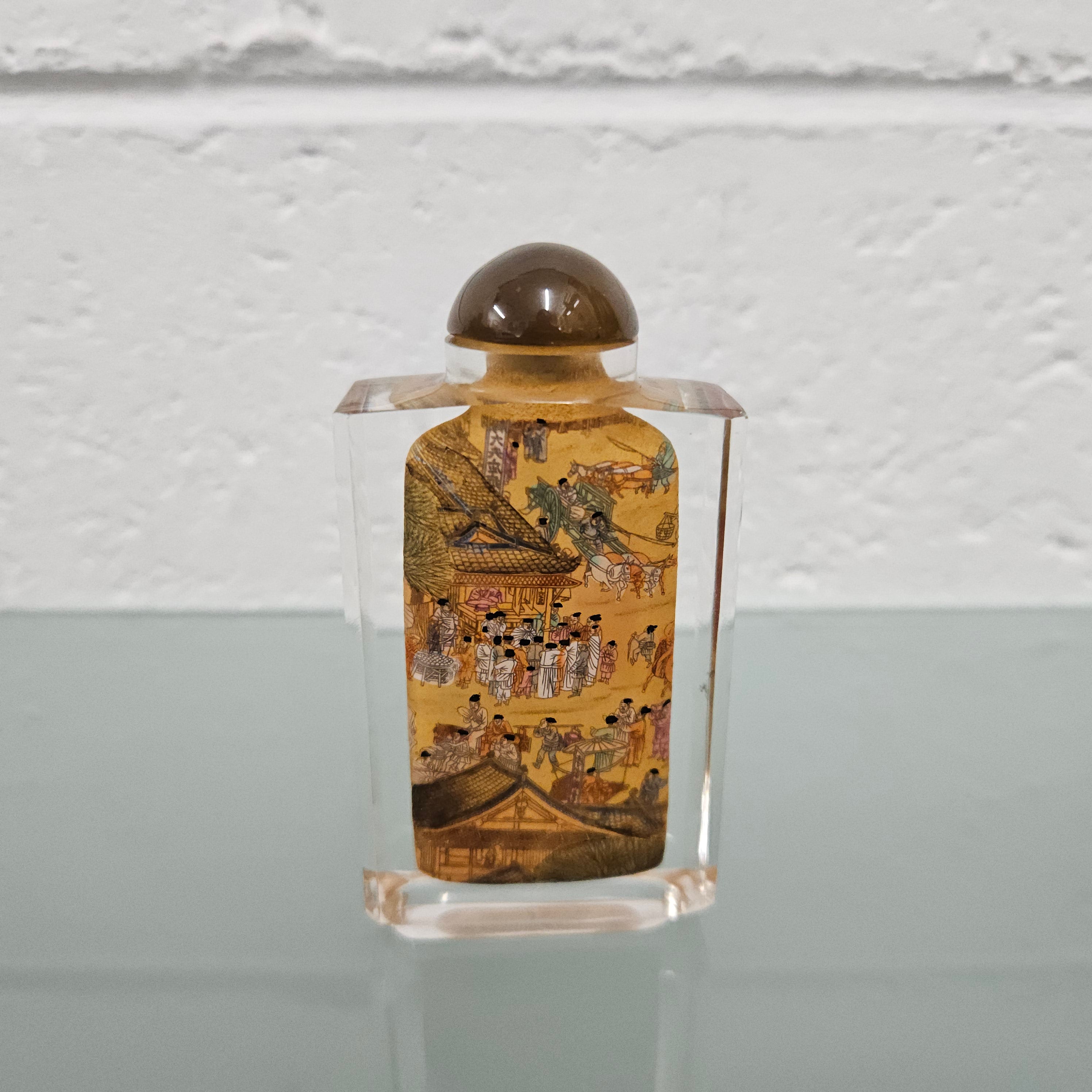 Hand Painted Chinese Snuff Bottle | Antique & Vintage | Moonee Ponds Antiques | Australia Wide Delivery