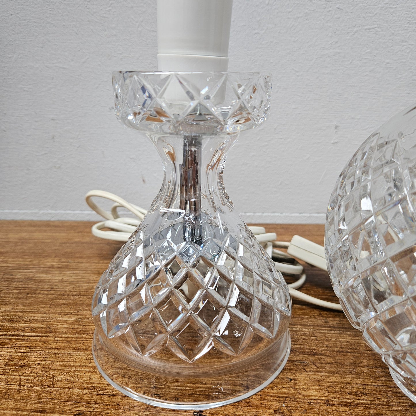 Vintage Crystal Bedroom Lamp