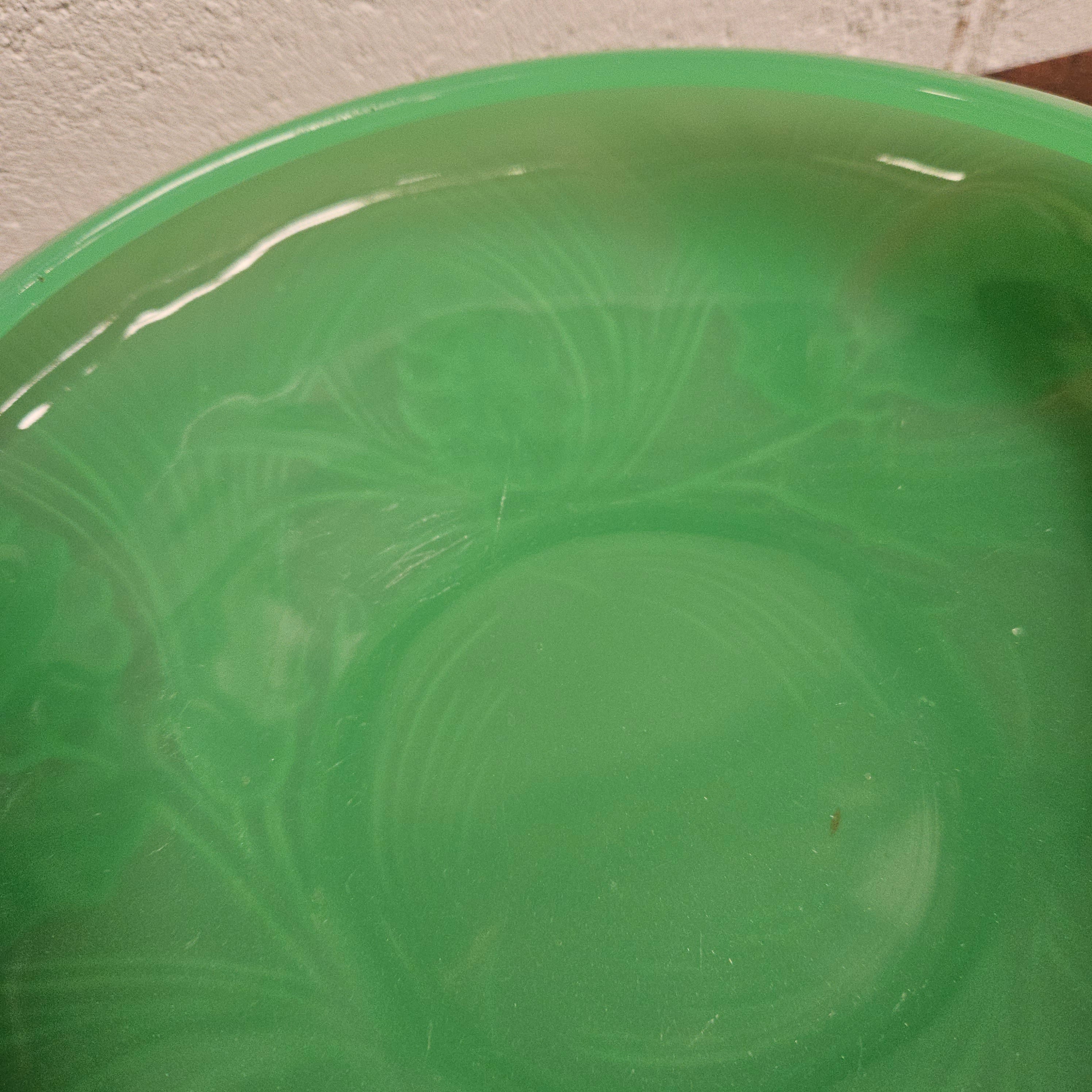 Green Pressed Glass Bowl by James A. Jobling & Co. | Antique & Vintage | Moonee Ponds Antiques | Australia Wide Delivery