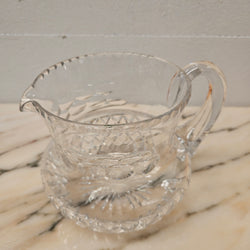 Large Vintage Hand Cut Crystal Jug | Antique & Vintage | Moonee Ponds Antiques | Australia Wide Delivery