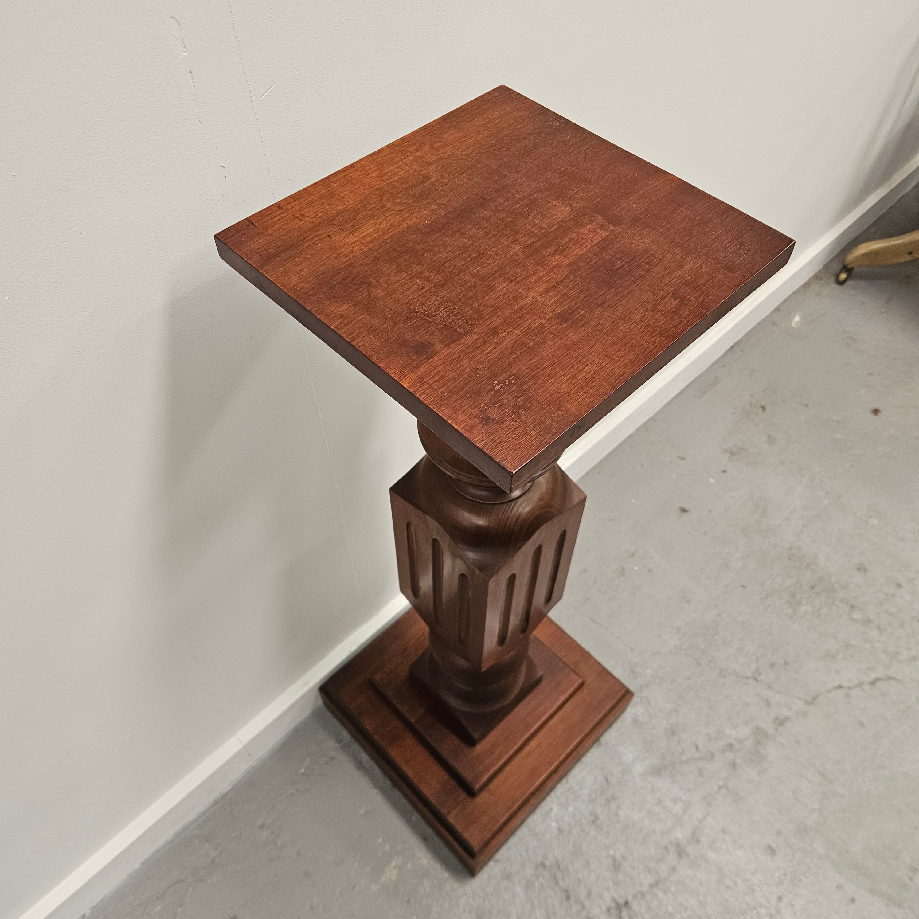 Stunning Antique Walnut Pedestal | Antique & Vintage | Moonee Ponds Antiques | Australia Wide Delivery