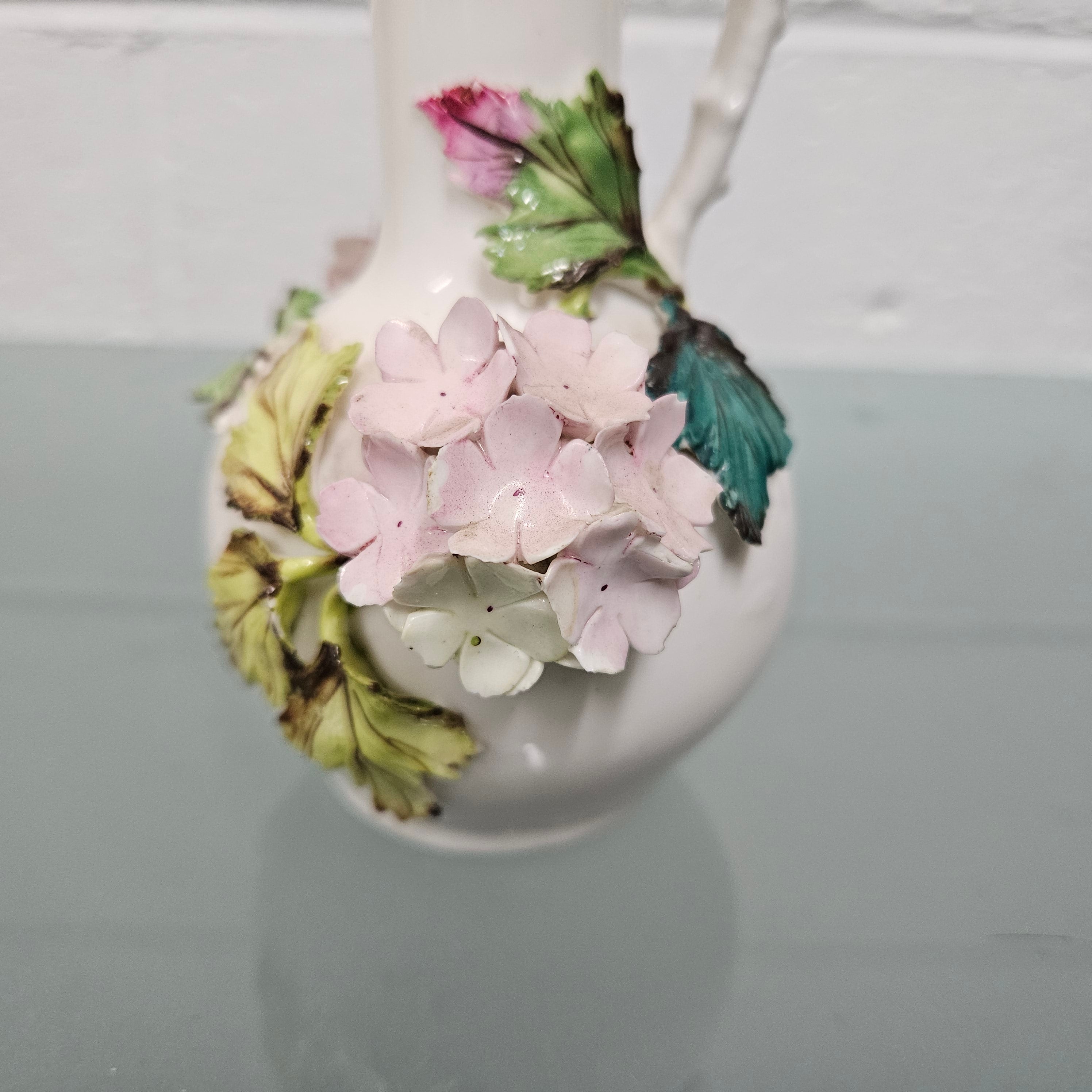 Antique Vase / Jug With Applied Floral Decoration | Antique & Vintage | Moonee Ponds Antiques | Australia Wide Delivery
