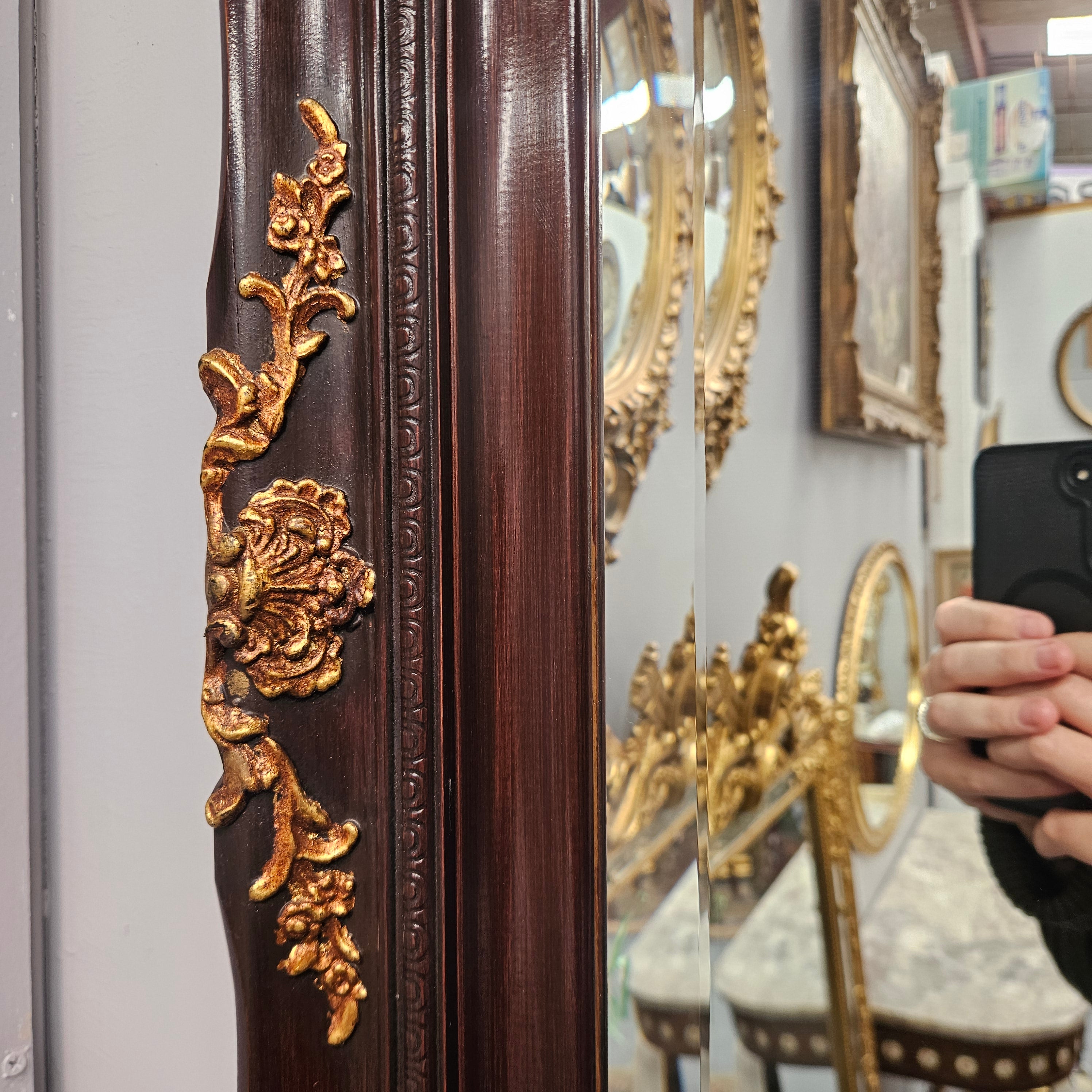 Vintage Bevelled Edge Gilded Wooden Mirror | Antique & Vintage | Moonee Ponds Antiques | Australia Wide Delivery