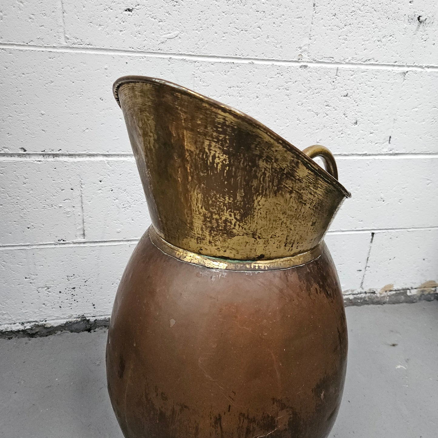 Large French Copper Jug