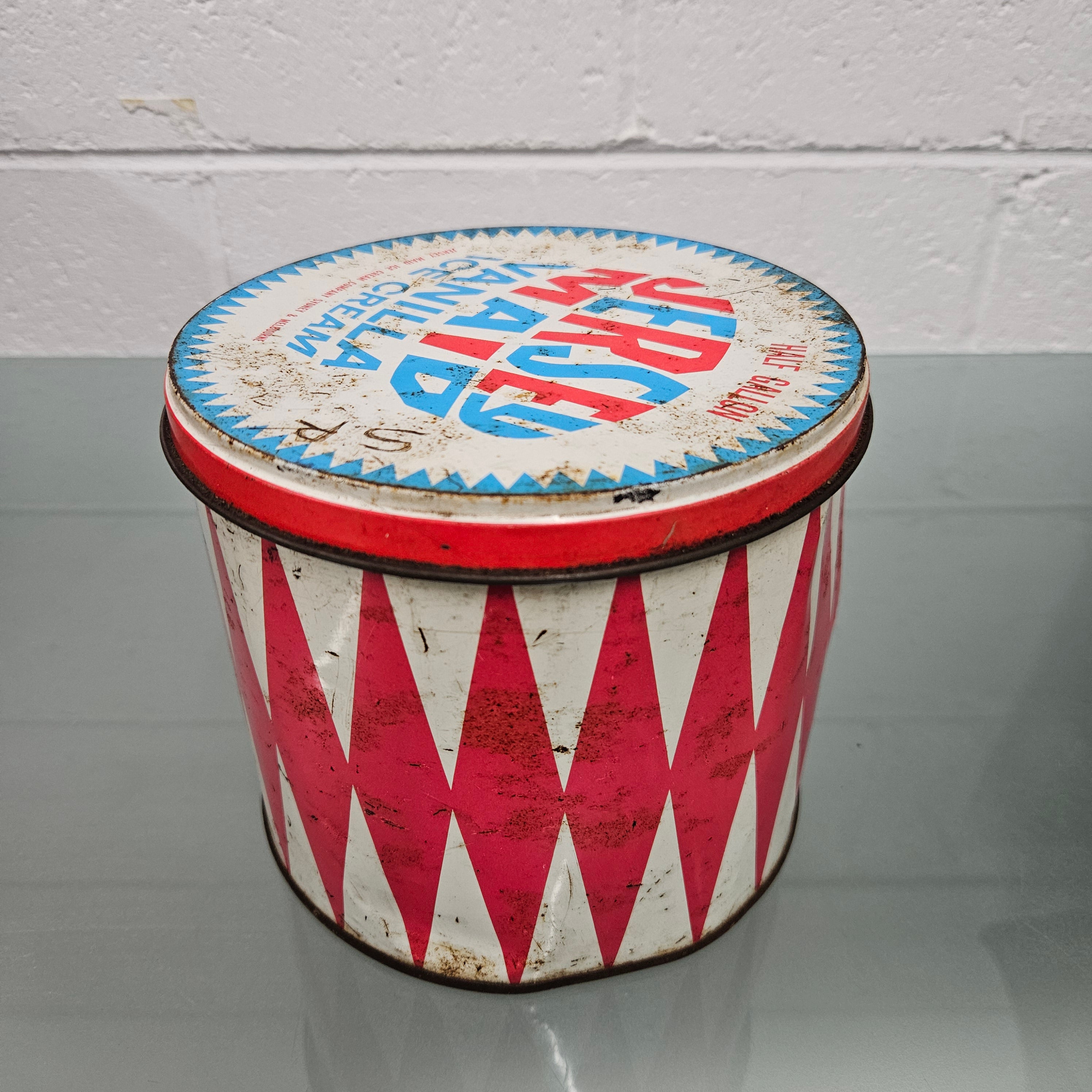 Vintage 'Jersey Maid Vanilla Ice Cream' Tin | Antique & Vintage | Moonee Ponds Antiques | Australia Wide Delivery