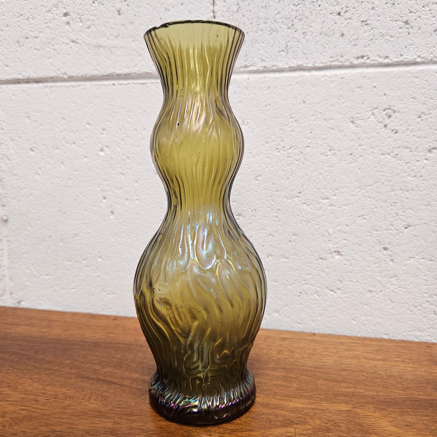 Vintage Iridescent Vintage Loetz Style Vase