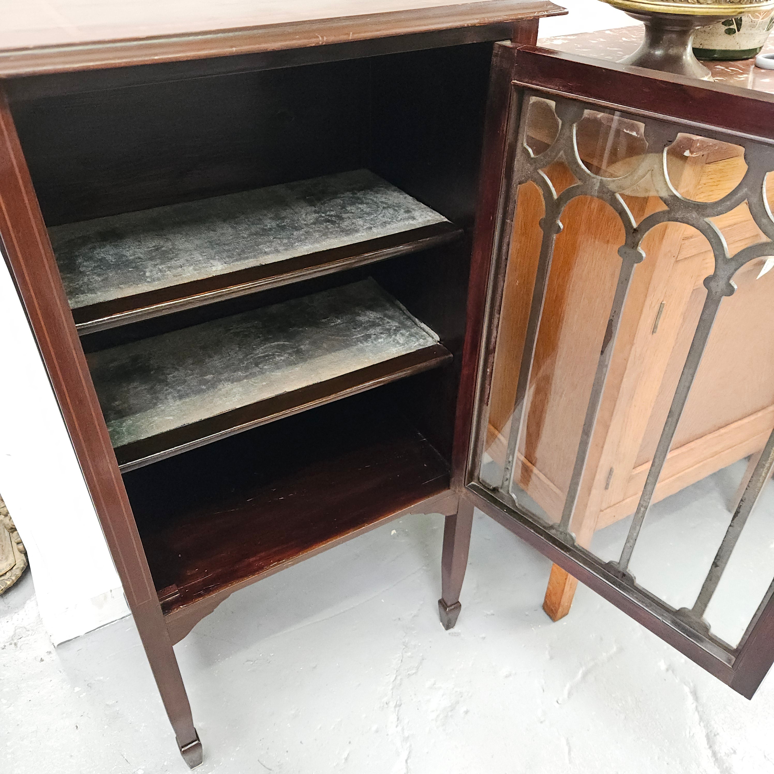 Petite Inlaid Edwardian Display Cabinet | Antique & Vintage | Moonee Ponds Antiques | Australia Wide Delivery