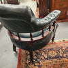 Antique Mahogany Leather Upholstered Captain / Office Chair | Antique & Vintage | Moonee Ponds Antiques | Australia Wide Delivery