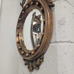 Vintage French Empire Style Gilt Convex Mirror Featuring Eagle | Antique & Vintage | Moonee Ponds Antiques | Australia Wide Delivery