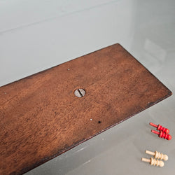 Vintage Brass & Timber Cribbage Board | Antique & Vintage | Moonee Ponds Antiques | Australia Wide Delivery