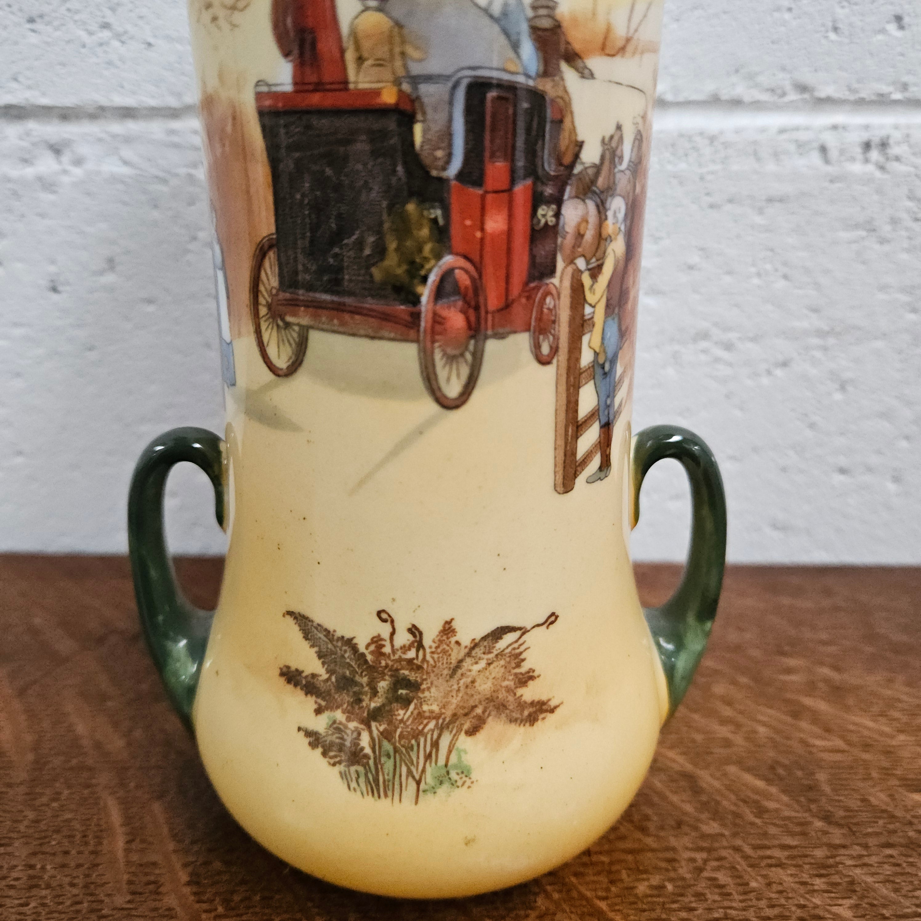 Royal Doulton Vase With Handles | Antique & Vintage | Moonee Ponds Antiques | Australia Wide Delivery