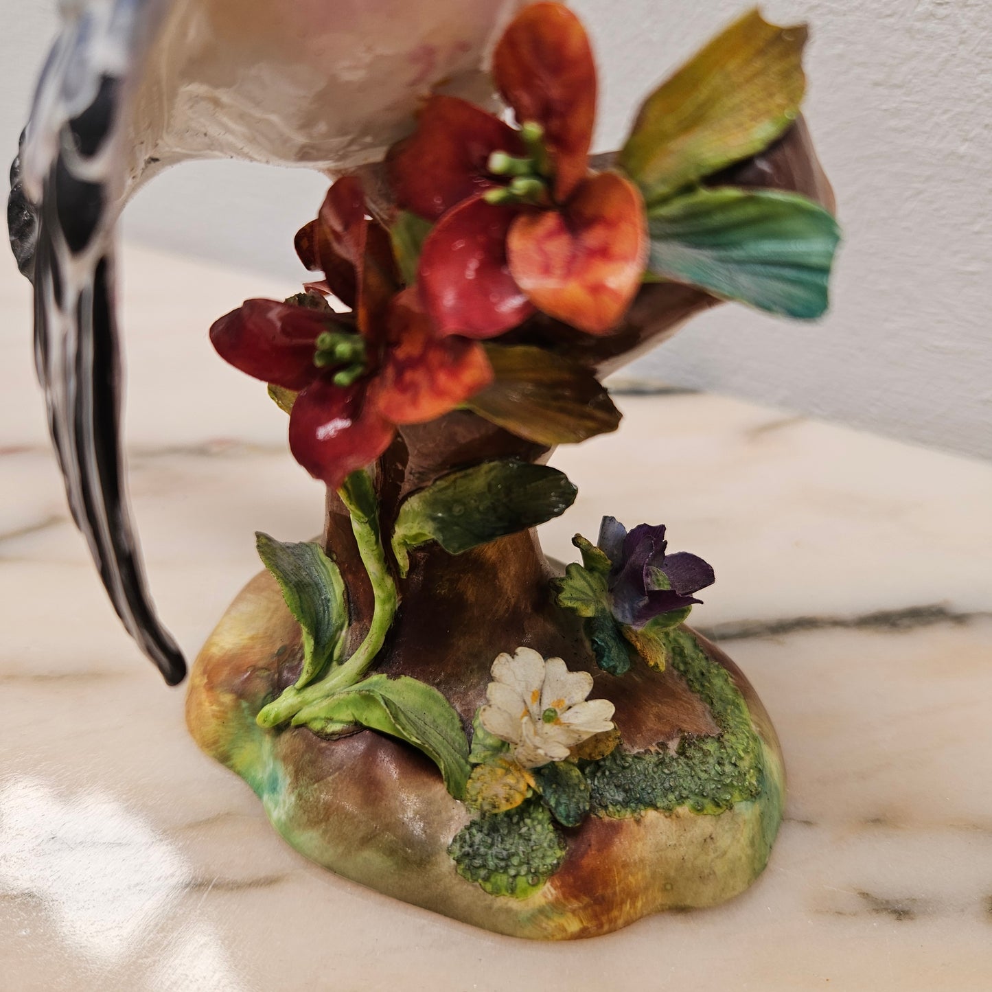 Crown Staffordshire Bird Figurine Signed J T Jones.